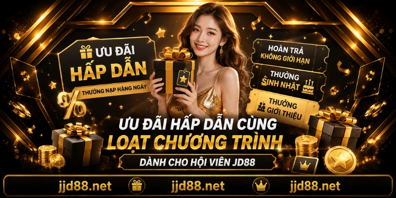 Ưu đãi hấp dẫn cùng loạt chương trình dành cho hội viên jd88
